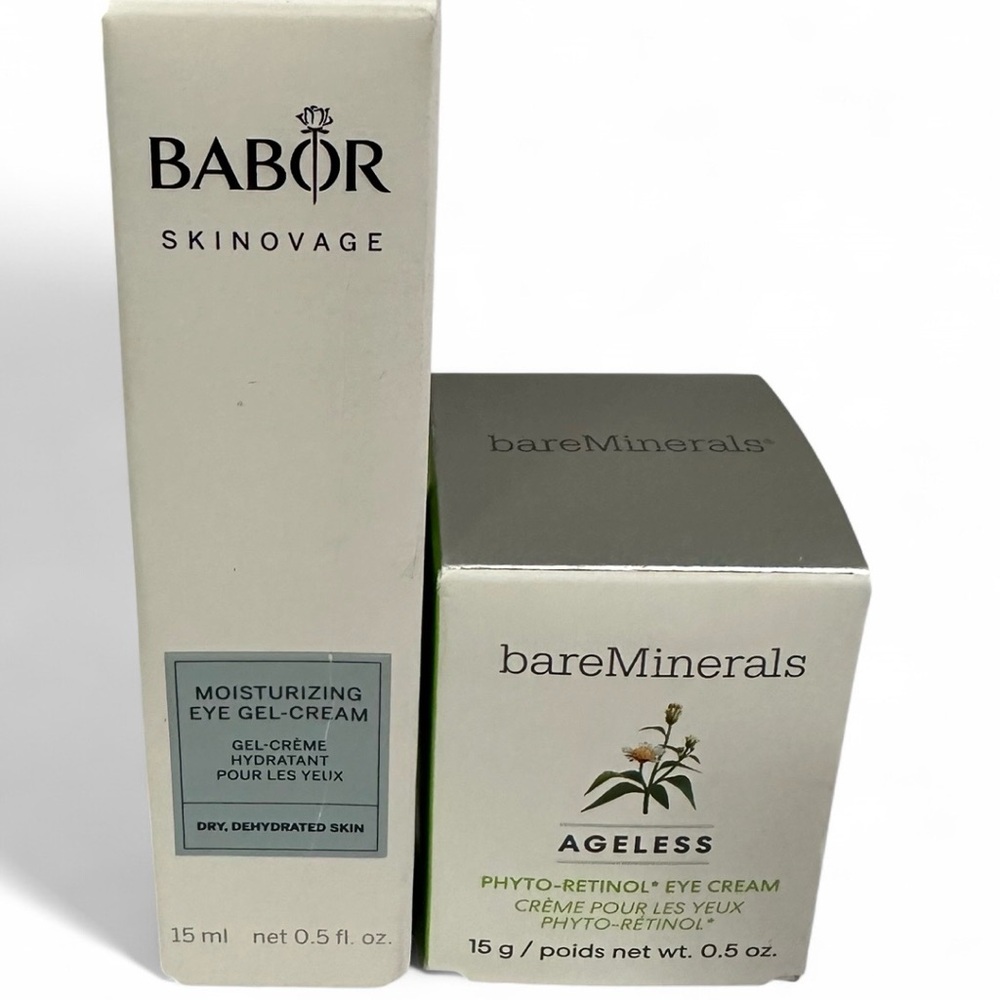 Eye Cream Duo Retinol + Hydrating Babor & BareMinerals NEW